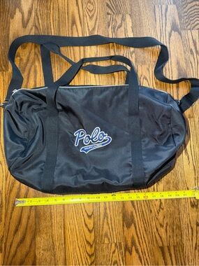 Polo by Ralph Lauren Navy and White Duffel Bag